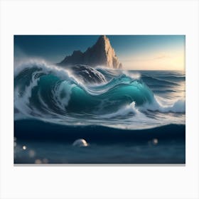 Tranquil Sea S Serenity And Gentle Waves Canvas Print