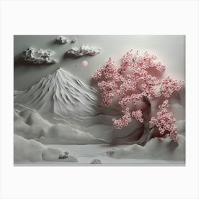 Sakura Trees 2 Canvas Print