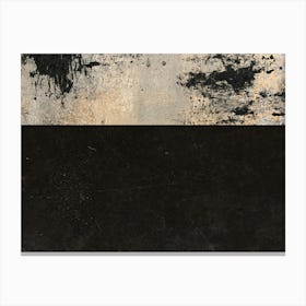 Dark brown, beige and tan abstract art Canvas Print