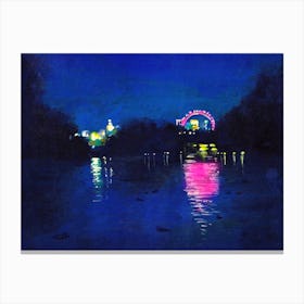 A Peaceful Night In St. James's Park Canvas Print