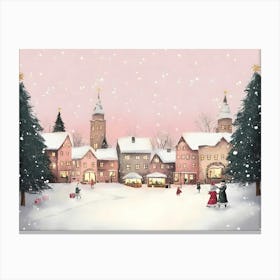 Christmas Village 7 Canvas Print