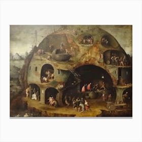 Contemporary Artwork Inspired By Hieronymus Bosch 4 Canvas Print