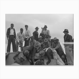 Untitled Photo, Possibly Related To Beer Party Given By Contractor At The Umatilla Ordnance Depot For Employees Canvas Print