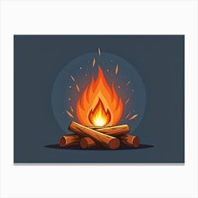 Campfire 2 Canvas Print