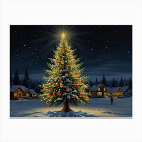 Christmas Tree Canvas Print