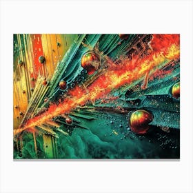 Cosmic Explosion Canvas Print