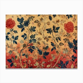 Contemporary Artwork Inspired By William Morris 9 Canvas Print