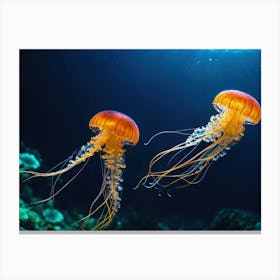 Jellyfish 1 Canvas Print