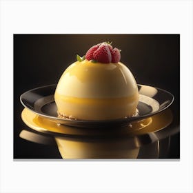 Custard Pudding Canvas Print