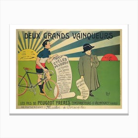 Peugeot Bicycles Canvas Print