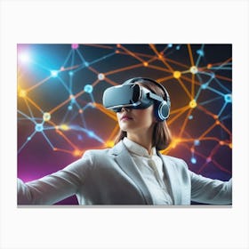 Vr Headsets Canvas Print