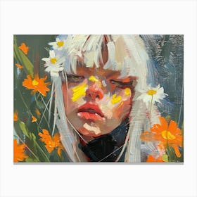 Daisy Girl 1 Canvas Print