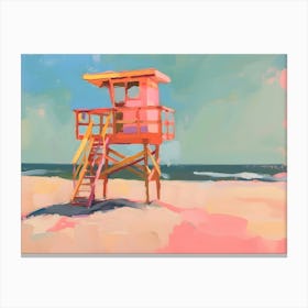 Lifeguard Tower 4 Canvas Print