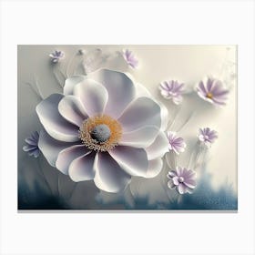 3d Artwork Flower 8 Canvas Print