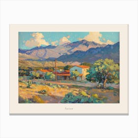 Western Landscapes Tucson Arizona 3 Poster Canvas Print