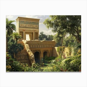 Egyptian Temple 13 Canvas Print