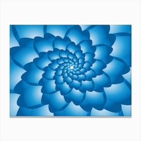 Flower Swirl Pattern 2 Canvas Print