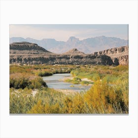 Warm River Day Canvas Print