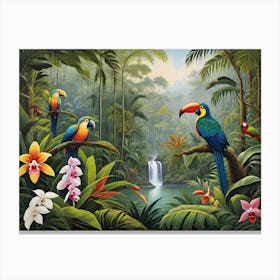 Tropical Jungle Canvas Print