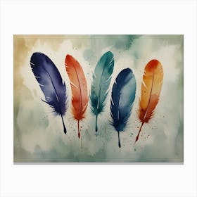 Feathers 1 Canvas Print