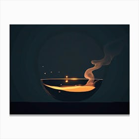 Bowl Of Fire 1 Canvas Print