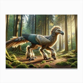 Ethereal Bird-Horse Fantasy Canvas Print