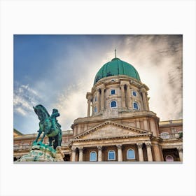 Buda Castle Budapest City Hall Canvas Print