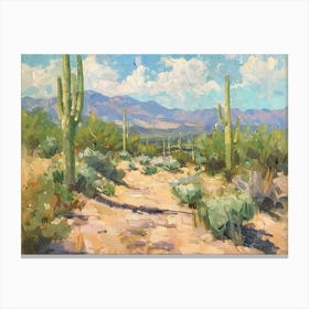 Western Landscapes Sonoran Desert Arizona 1 Canvas Print