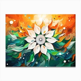 Indian Flag Canvas Print