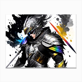 Knight In Shining Armor Canvas Print