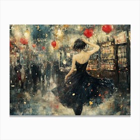 Dancing in the Light from Star to Star Canvas Print