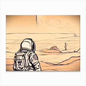 Lost On A Planet Canvas Print