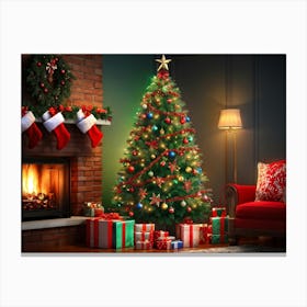 Christmas Tree 87 Canvas Print