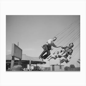 Ride At The Carnival Which Was Part Of The Fourth Of July By Russell Lee Canvas Print