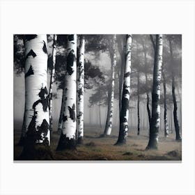 Birch Forest 99 Canvas Print