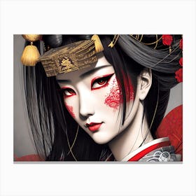 Geisha 28 Canvas Print