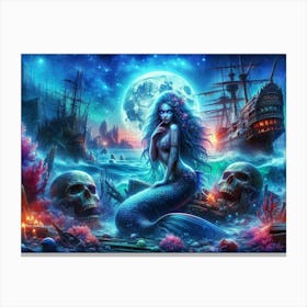 Mermaid Canvas Print