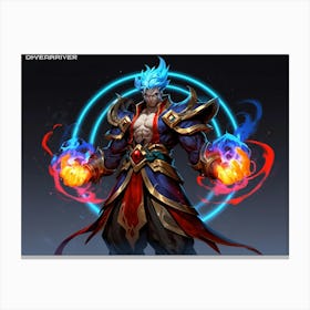 Character From The Game Daybreaker Canvas Print