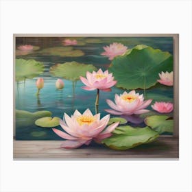 Water Lilies 6 Canvas Print