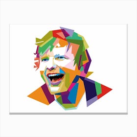 Ed Sheeran WPAP Canvas Print