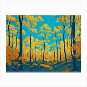 Aspen Forest Canvas Print