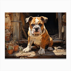 Bulldog Canvas Print