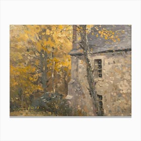 House In The Woods 25 Canvas Print