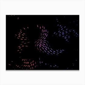 Abstract Light Pattern Canvas Print