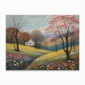 Spring Day In The Country 1 Canvas Print