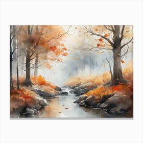 Autumn In The Woods 1 Canvas Print