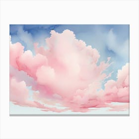 Pink Clouds In The Sky 3 Canvas Print