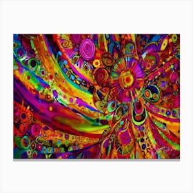 Abstract Ideas - Abstract Psychedelic Canvas Print