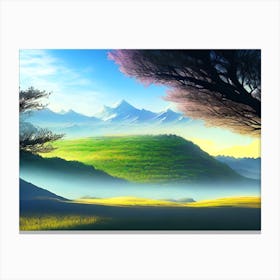 Landscape Painting 41 Canvas Print