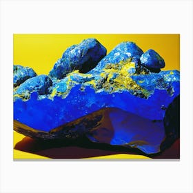 Blue Stone Canvas Print